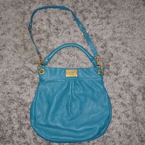 MARC BY MARC JACOBS Teal Leather Handbag